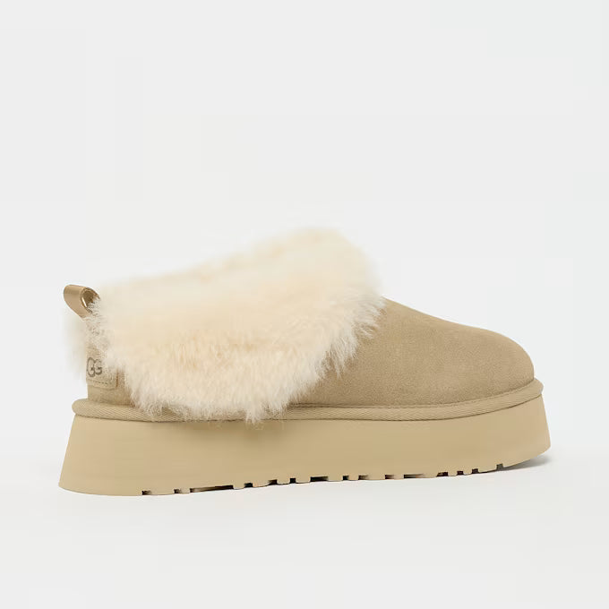 Damen Slipper mit weichem Fußbett - Beige
